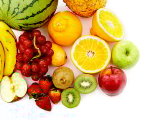 delicious fruit isolated over a white background